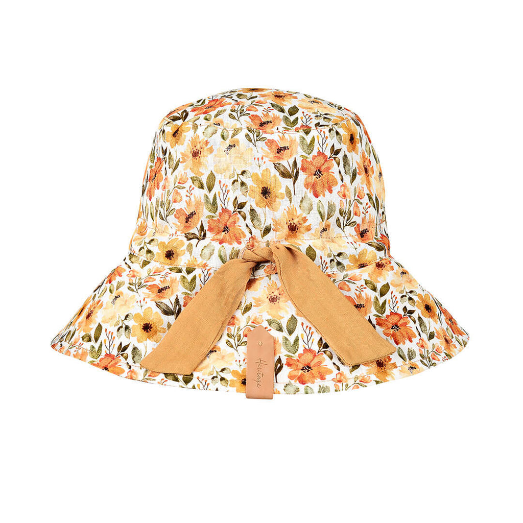 Bedhead Hats 'Vacationer' Reversible Ladies Sun Hat Margaret/Maize