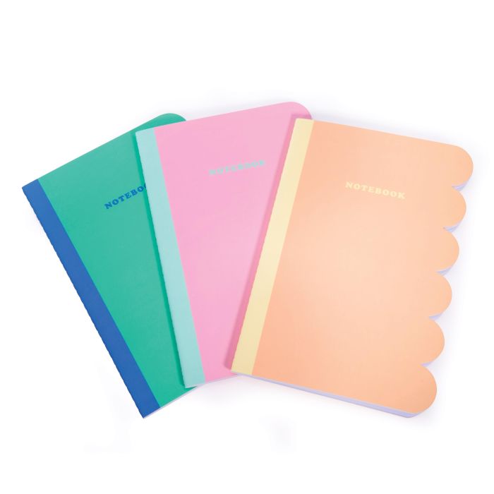 Happy Mondays A5 Stitched Notebook Set Of 3