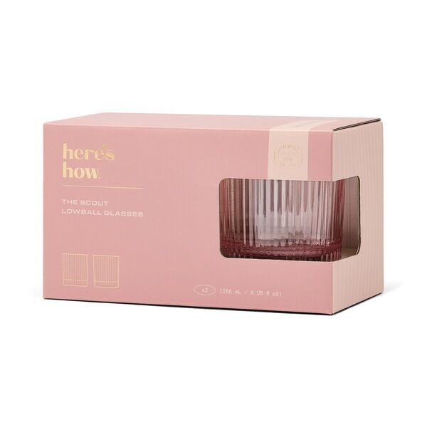 Here's How The Scout Lowball Glass Blush