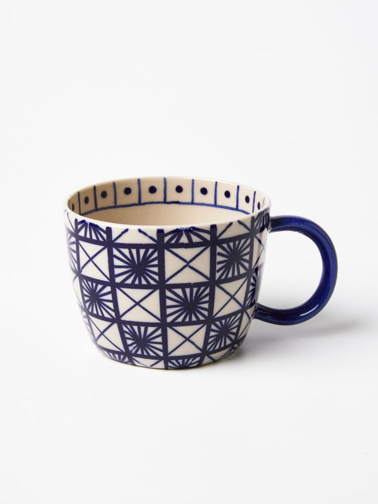 Jones & Co  Caravan Mug  Indigo