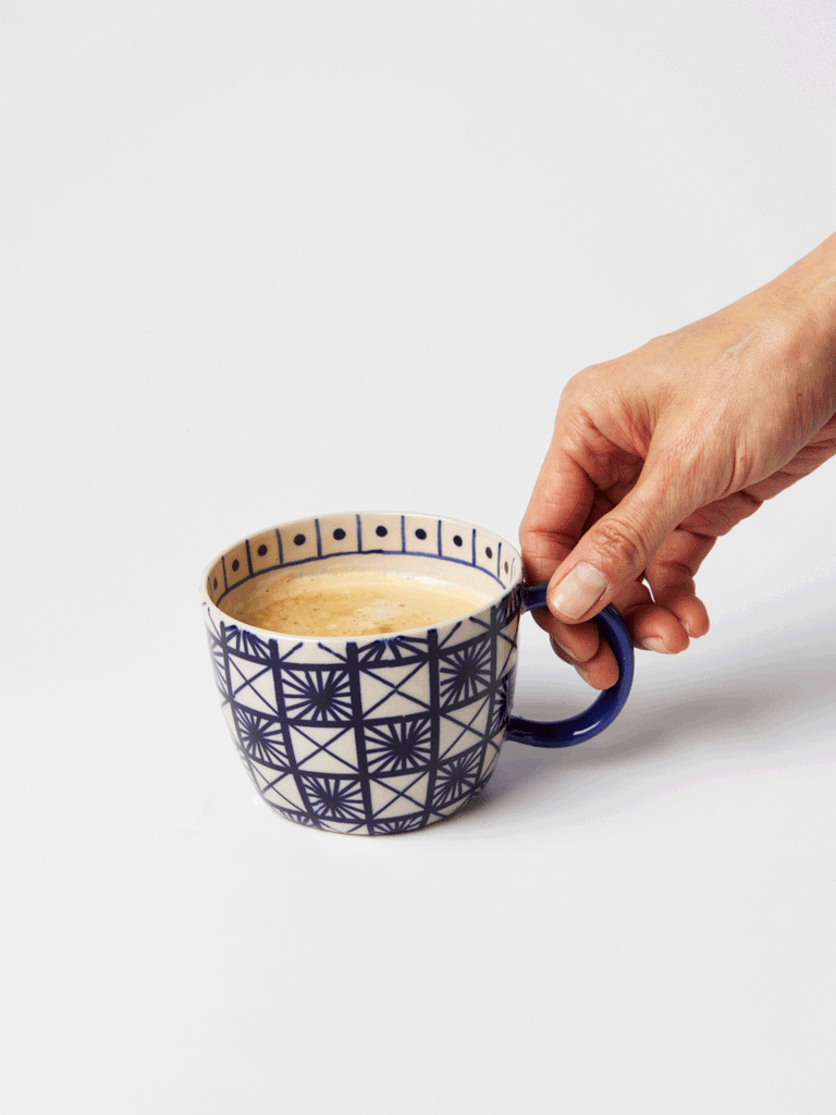 Jones & Co  Caravan Mug  Indigo
