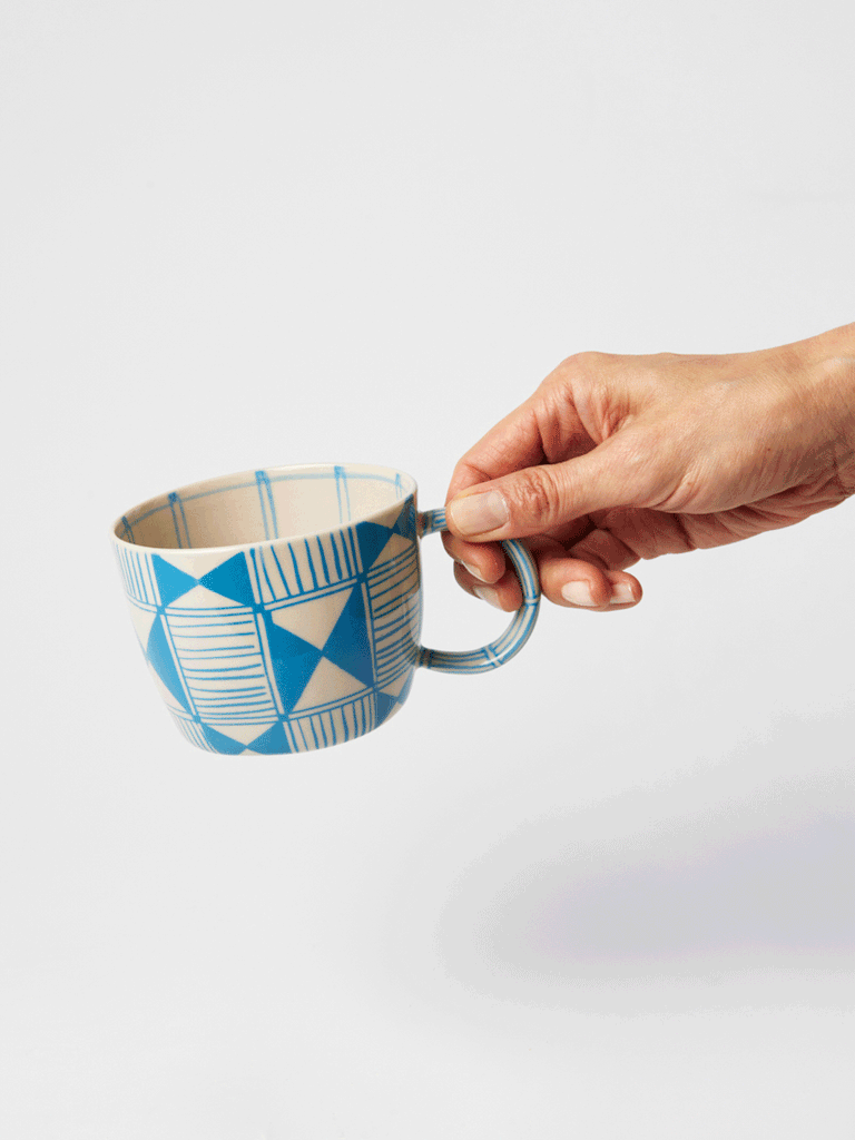 Jones & Co Caravan Mug  Sky