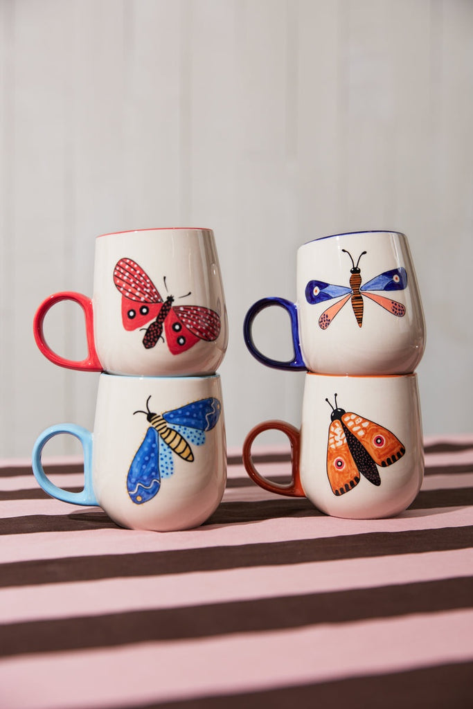 Jones & Co  Moth Party Mug
