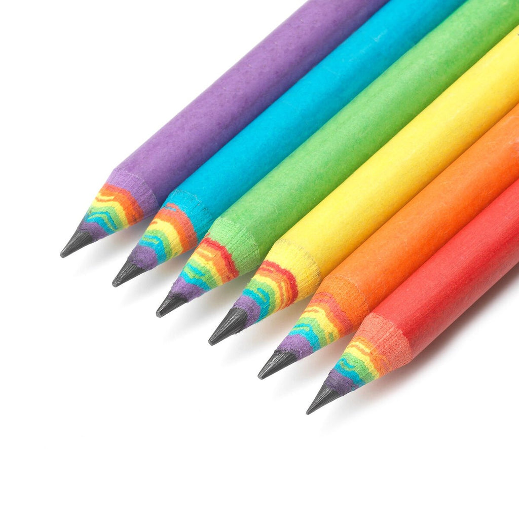 Legami Set of 6 HB Graphite Pencils Happiness For Everyday