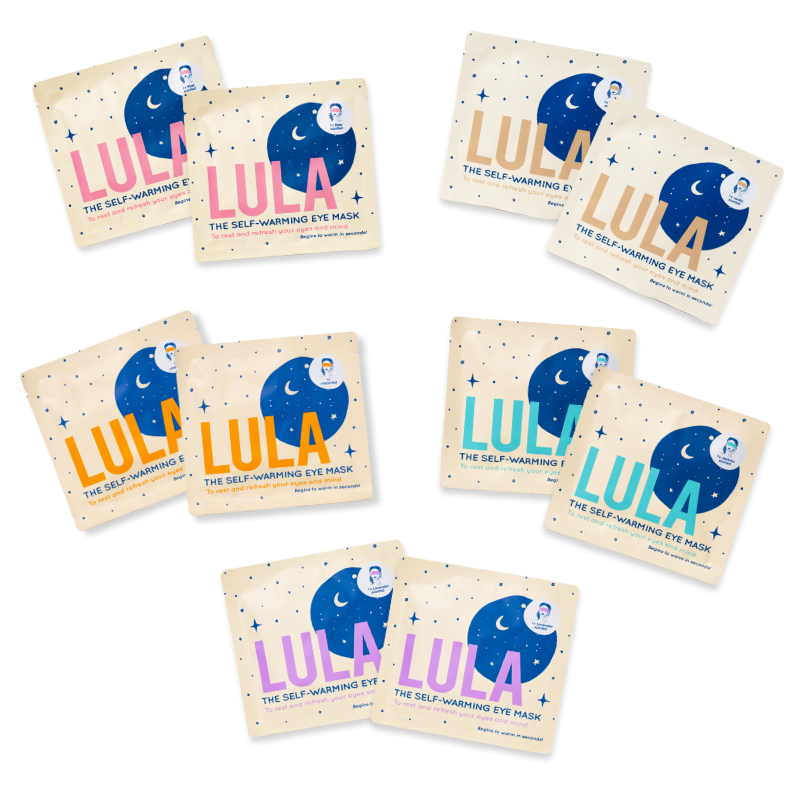 Lula  Warming Eye Mask  Mixed Box Of 10
