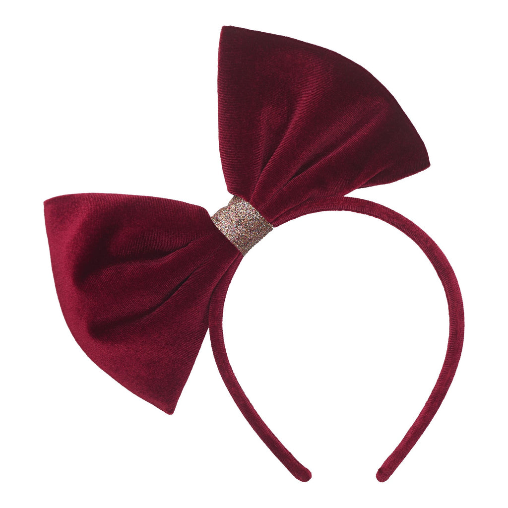 Mimi & Lula - Christmas Giant Velvet Bow Alice