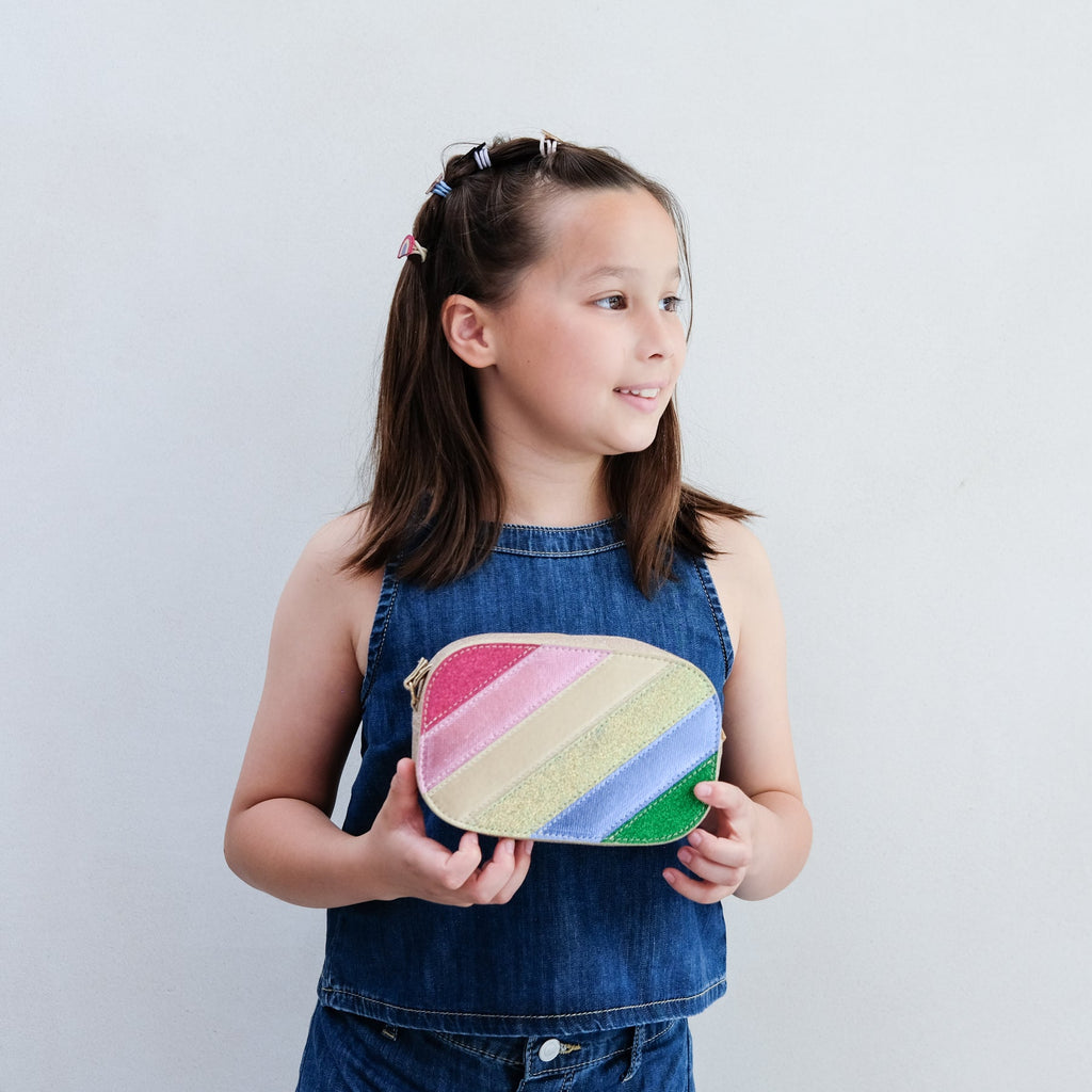 Mimi & Lula  Dazzle Rainbow Stripe Bag
