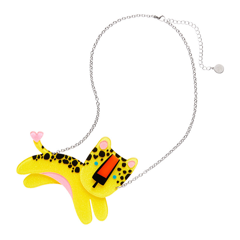 Erstwilder kutopia leo leopard necklace