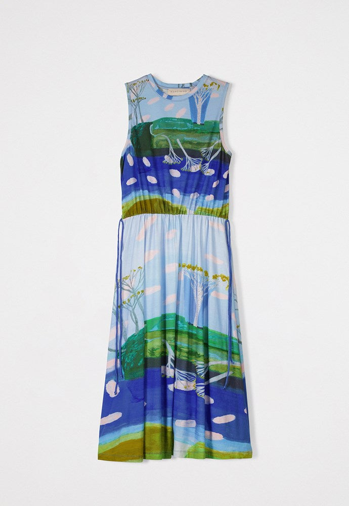 Nancybird Lidia Tie Dress  Lagoon