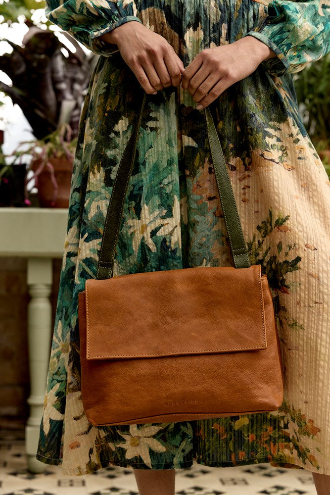 Nancybird  Line Shoulder Bag  Terracotta