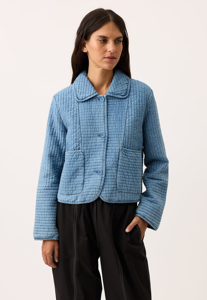 Nancybird Nadia Quilted Jacket Denim