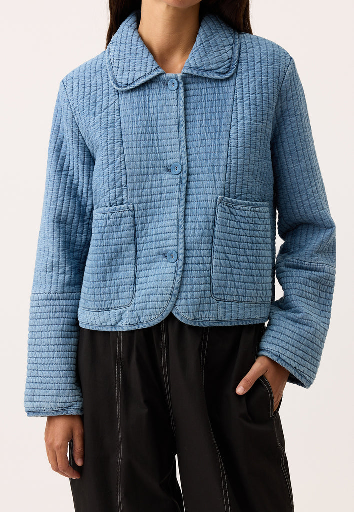 Nancybird Nadia Quilted Jacket Denim