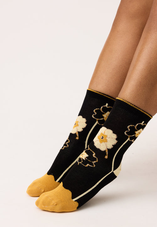 Nancybird  Socks  Pansies