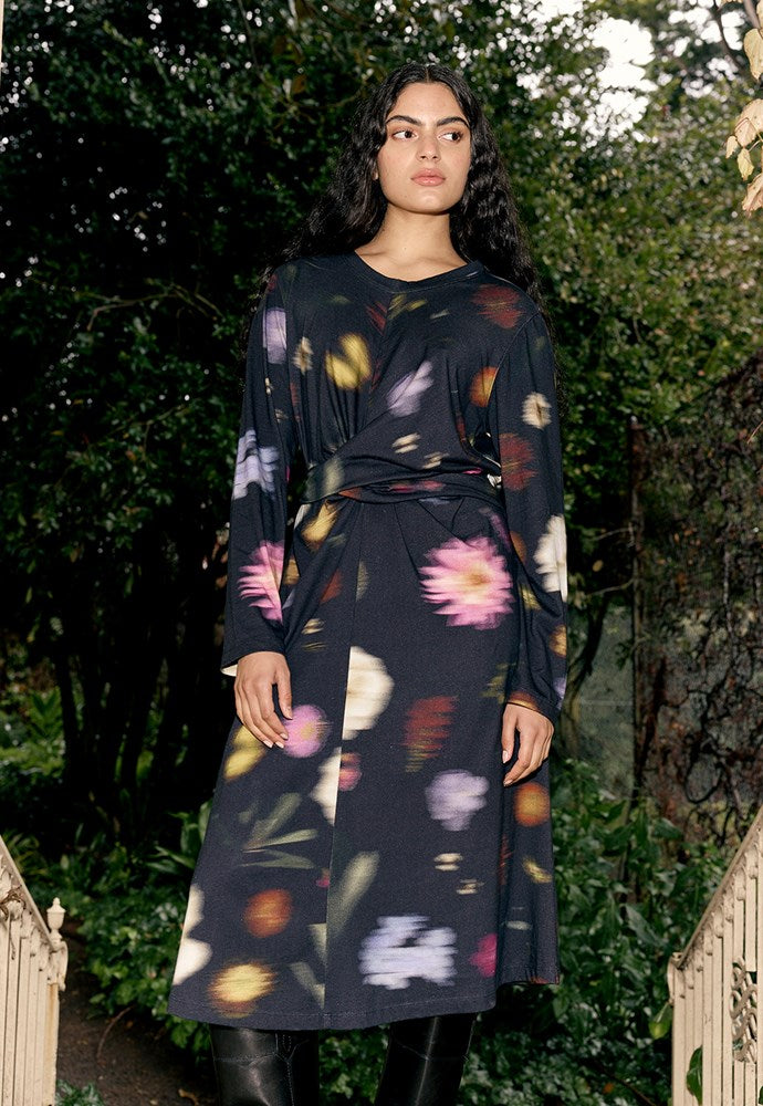 Nancybird Terra Wrap Dress Haze