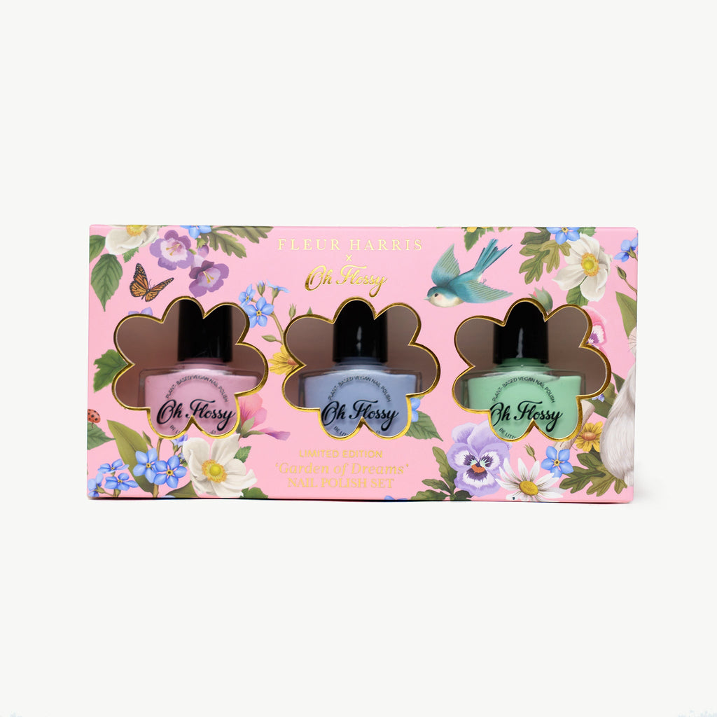 Oh Flossy X Fleur Harris Garden Of Dreams Collection Nail Polish Set