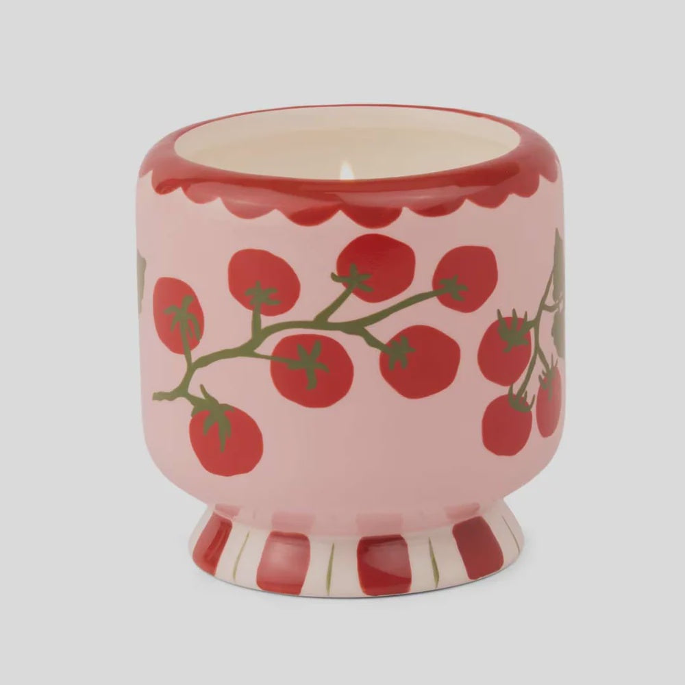 Paddywax Tomato Vine Ceramic Candle Heirloom Tomato