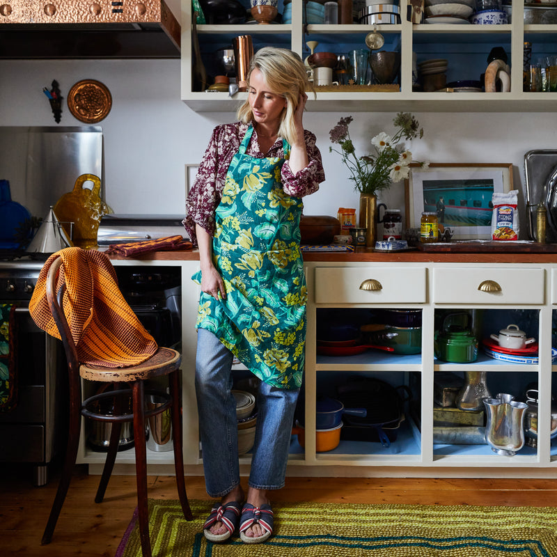 Sage X Clare   Margot Linen Apron