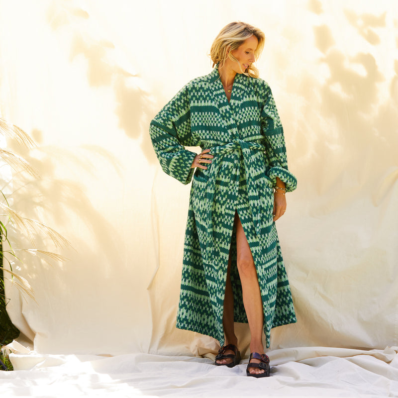Sage x Clare Arlette Towelling Robe