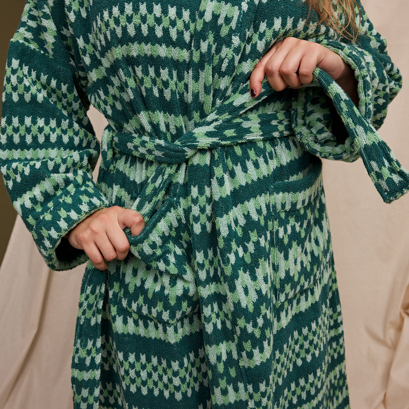 Sage x Clare Arlette Towelling Robe