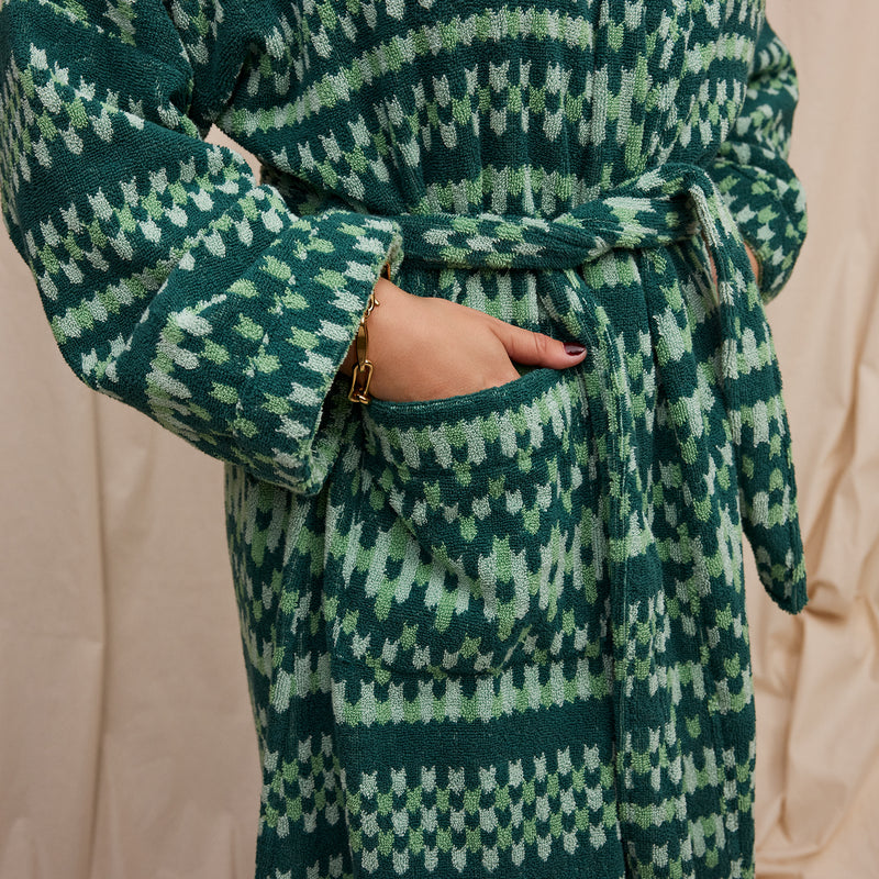 Sage x Clare Arlette Towelling Robe