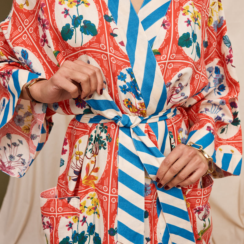 Sage x Clare Gigi Cotton Bath Robe