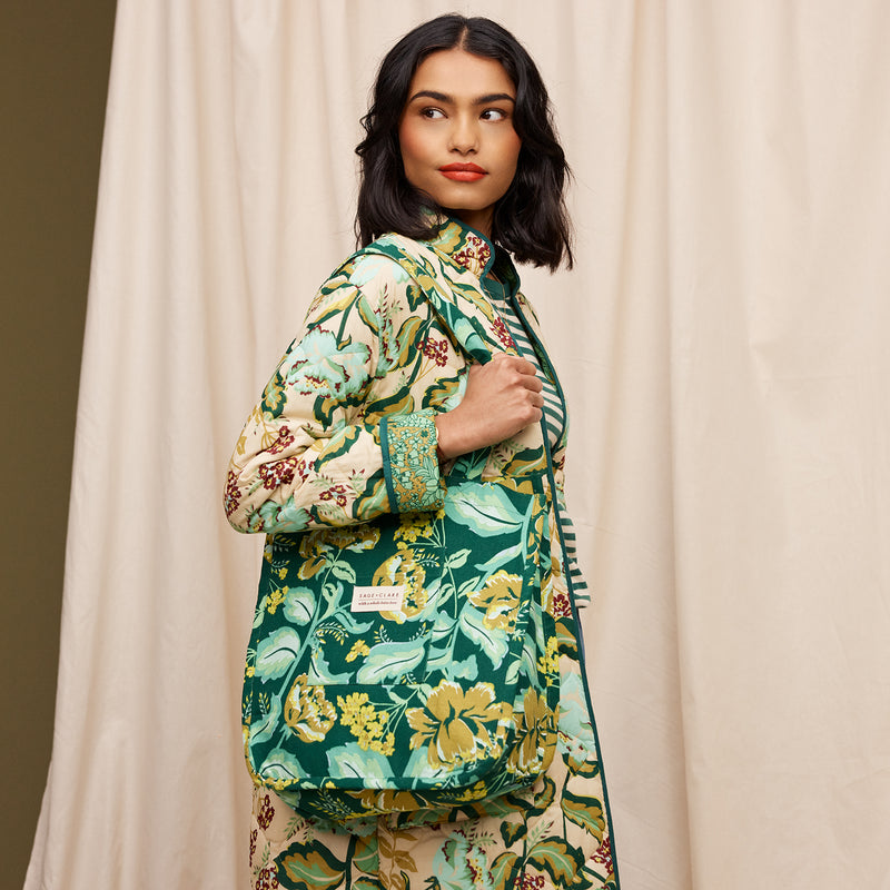 Sage x Clare Margot Tote Bag Forest