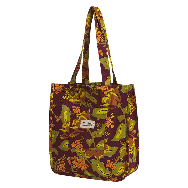 Sage x Clare Margot Tote Bag  Mahogany