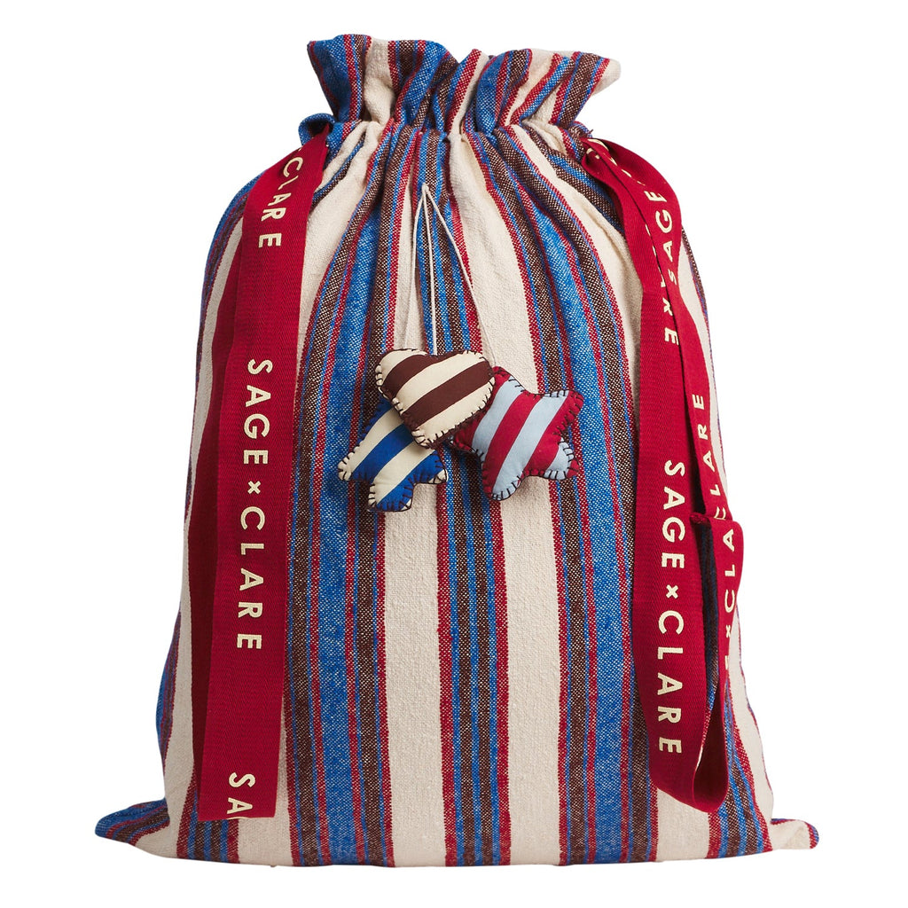 Sage x Clare  Selene Santa Sack  Azure