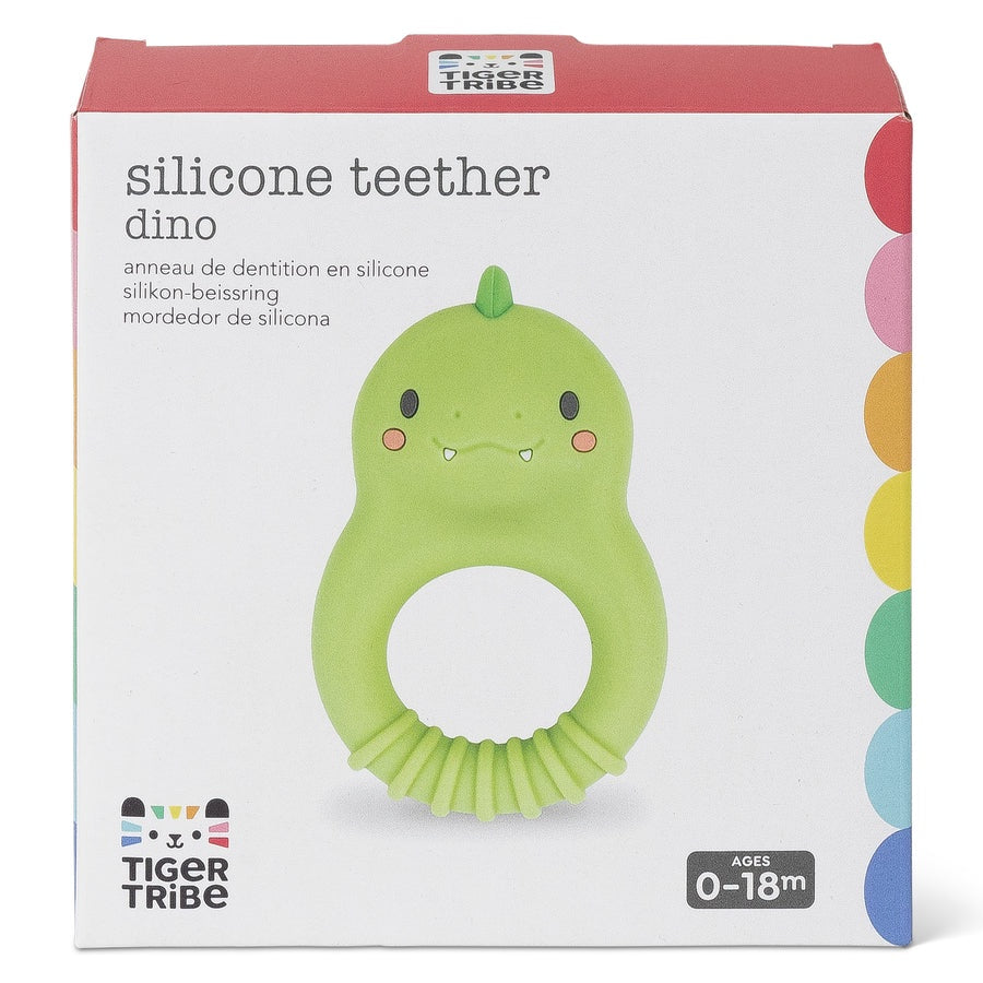 Silicone Teether Dino Tiger Tribe