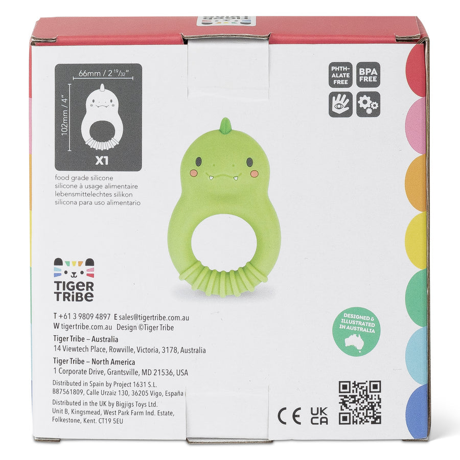 Silicone Teether Dino Tiger Tribe