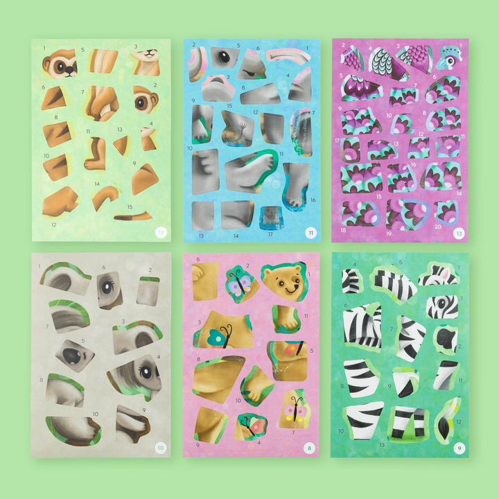 Sticker By Numbers Animals
