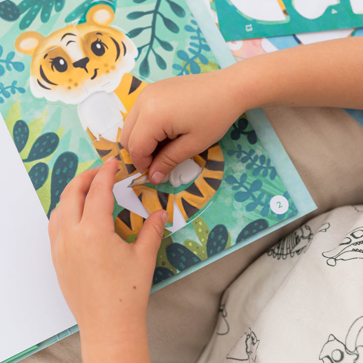 Sticker By Numbers Animals