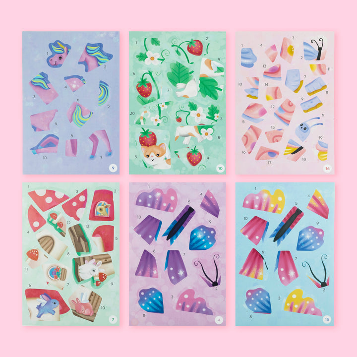 Sticker By Numbers  Magical Garden