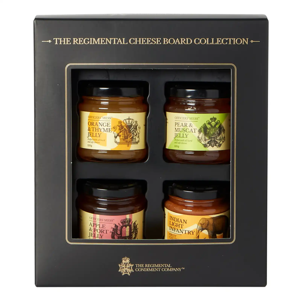 The Regimental Condiment Company The Regimental Cheese Board  4 Pack Cheese Board Collection