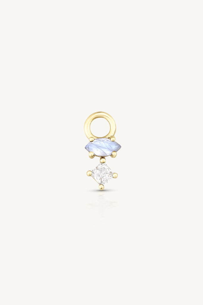 ToniMay Astrid Marquise Moonstone  Charm
