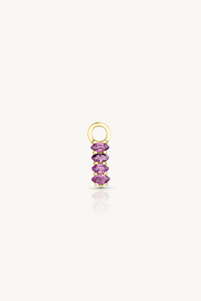 ToniMay  Lynx Rhodolite Marquise  Charm