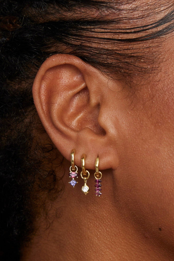ToniMay  Lynx Rhodolite Marquise  Charm