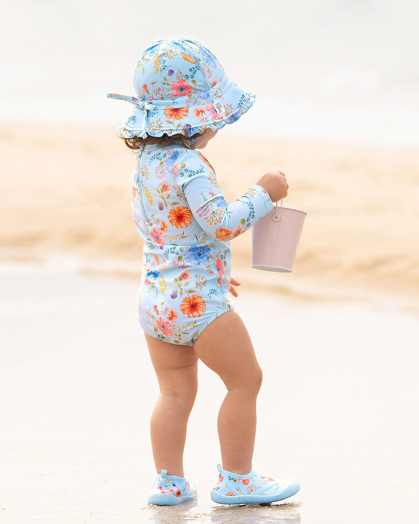 Toshi  Swim Baby Onesie L/S Classic  Atlantis