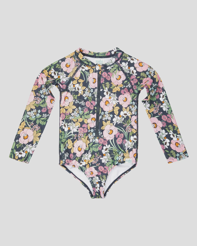 Toshi  Swim Kids Bodysuit Classic  Moonlight Bloom