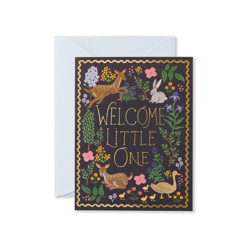 Woodland Welcome Card