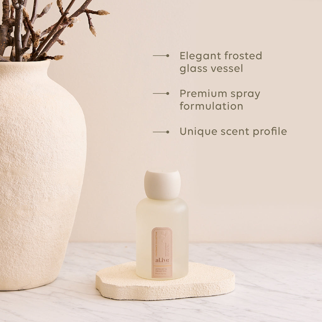 al.ive. Home  Room Spray  Apricot & Sweet Fig