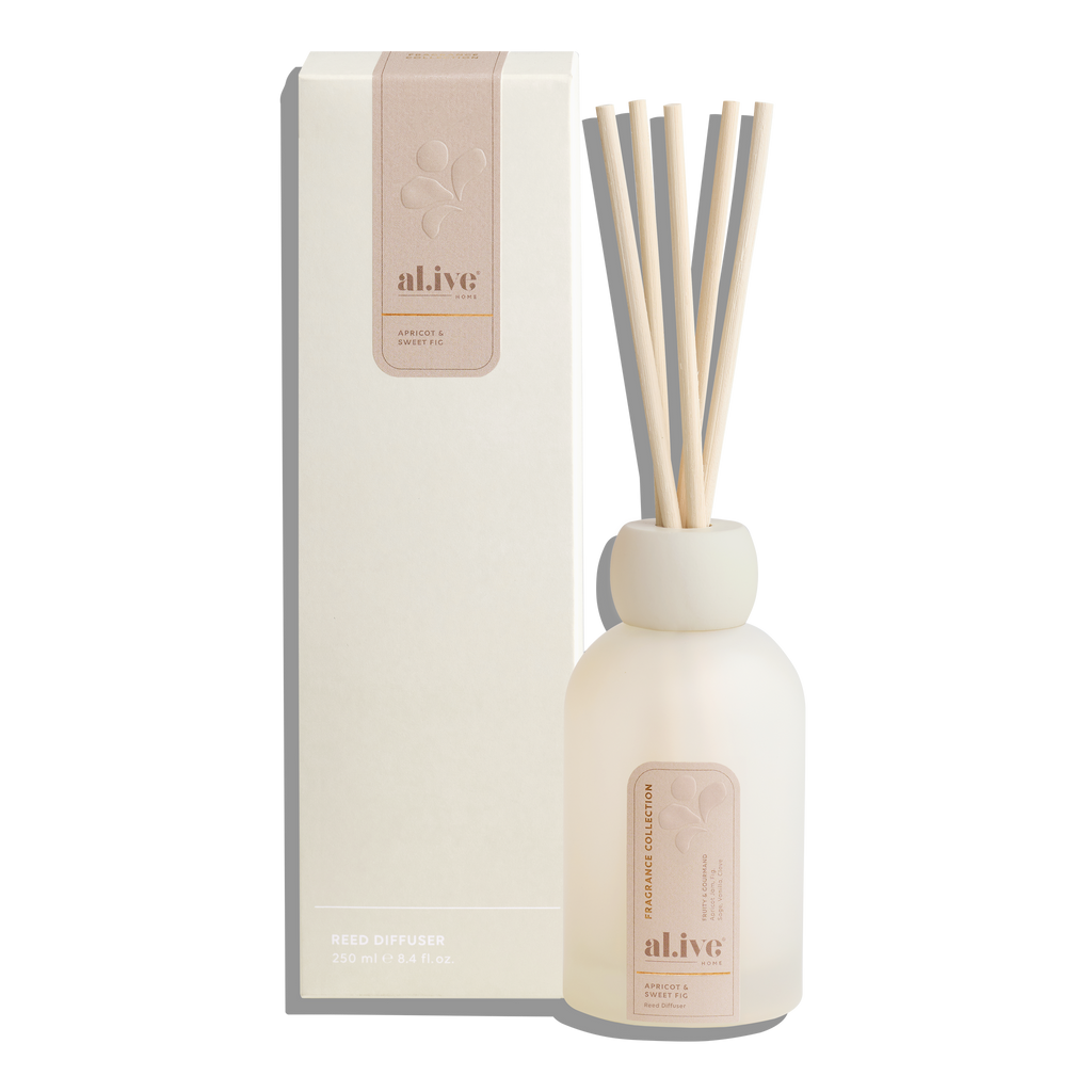 al.ive Home  Reed Diffuser  Apricot & Sweet Fig