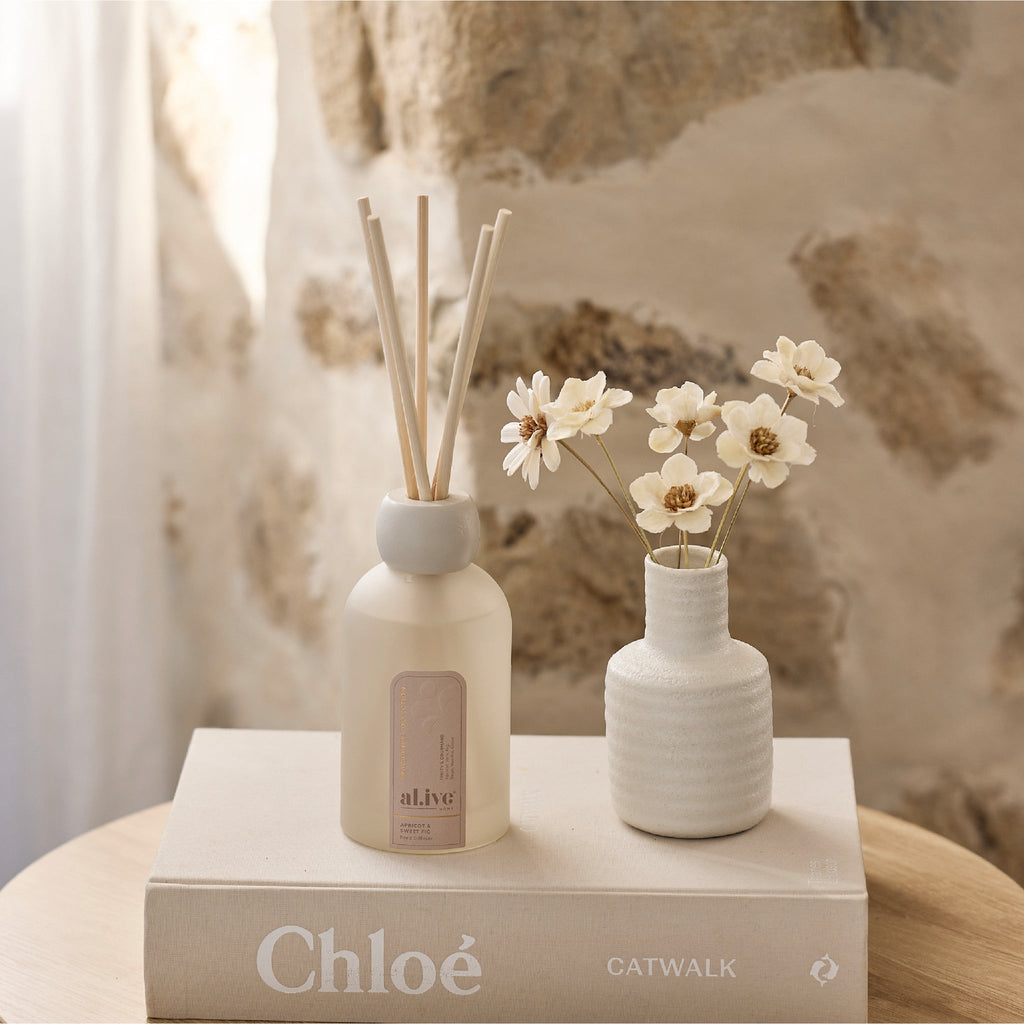 al.ive Home  Reed Diffuser Apricot & Sweet Fig