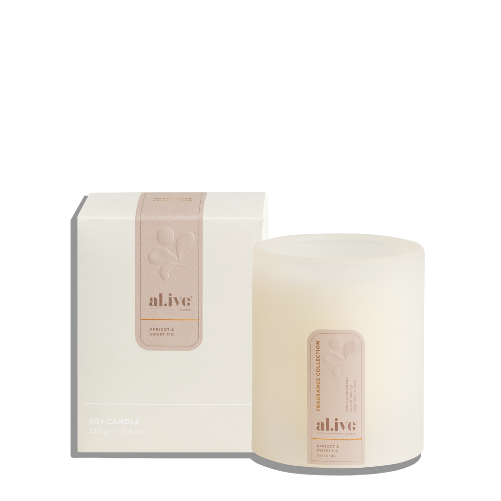 al.ive Home Soy Candle Apricot & Sweet Fig