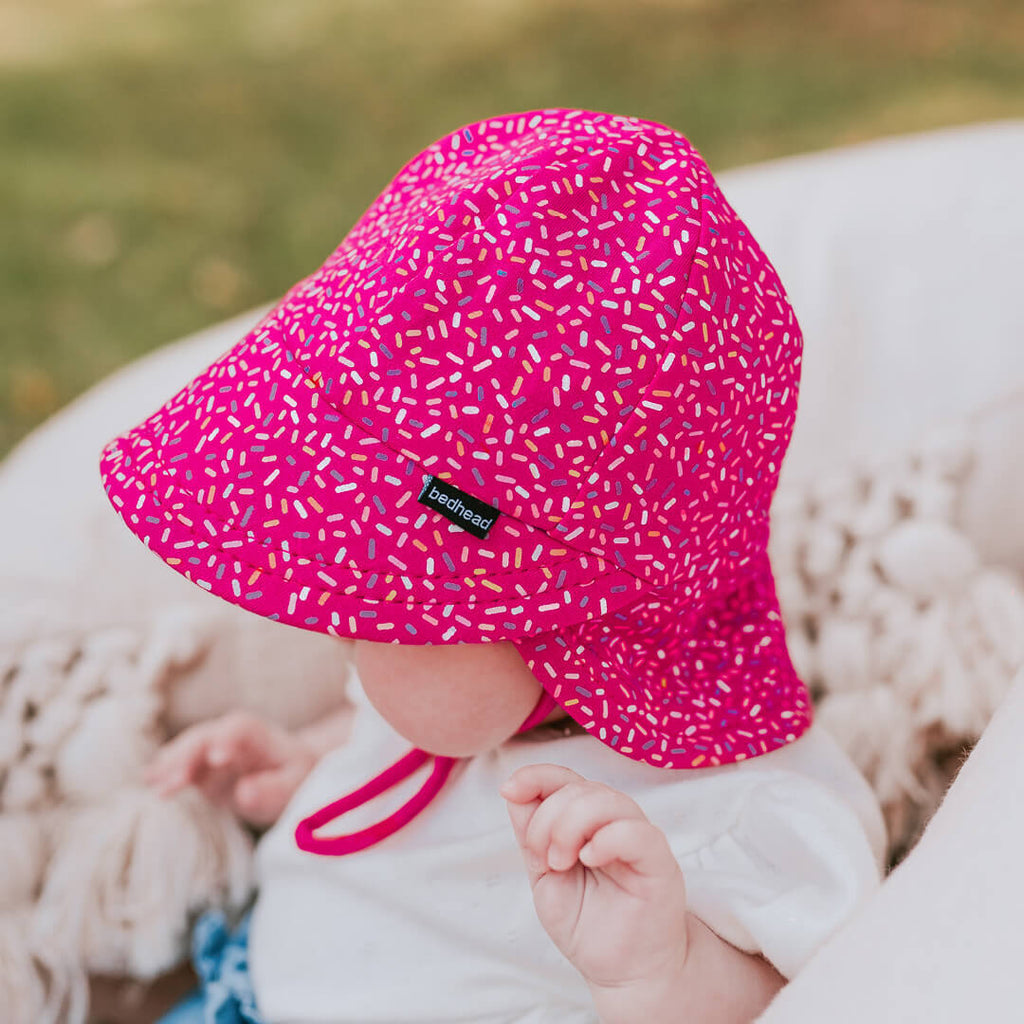 Bedhead Hats  Legionnaire Flap Sun Hat Sprinkles