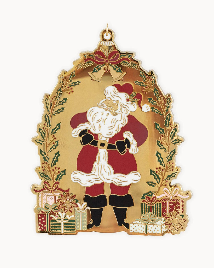 bespoke-letterpress-fine-enamel-ornament-santa-with-presents-giocogiro-west-preston-gift-store