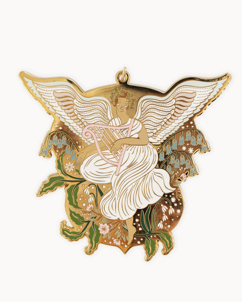 bespoke-letterpress-fine-enamel-ornament-angel-giocogiro-west-preston-gift-store