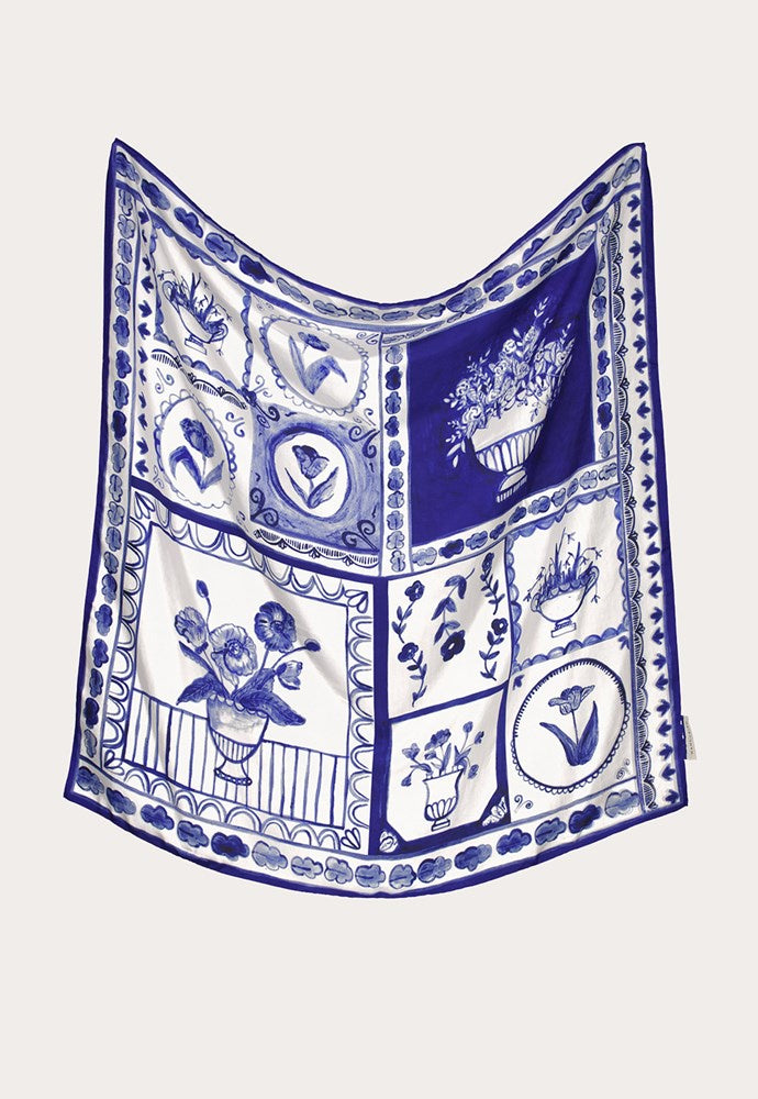 silk scarf nanybird lyon tile