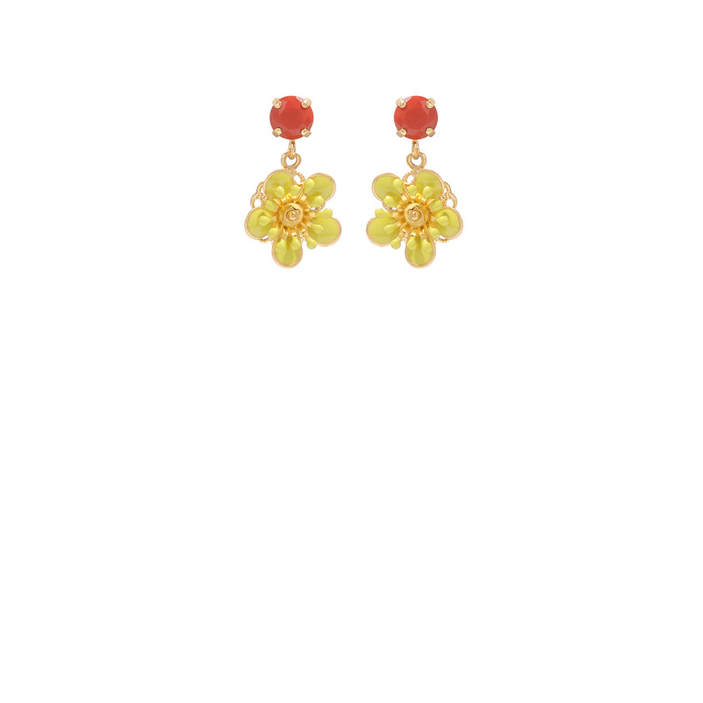 julie sion earrings baby camelia 