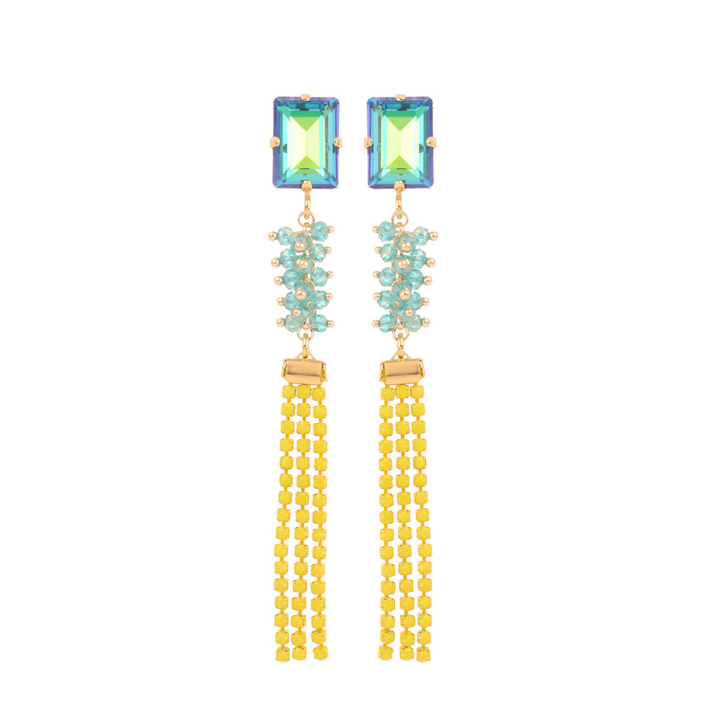 julie sion earrings shine long